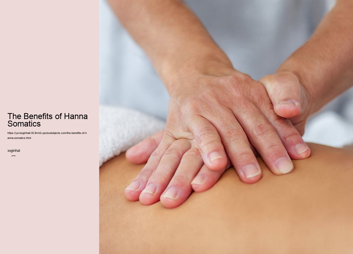 The Benefits of Hanna Somatics